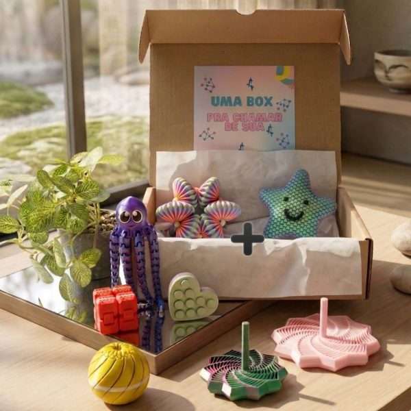 box regulação sensorial kit terapêutico completo